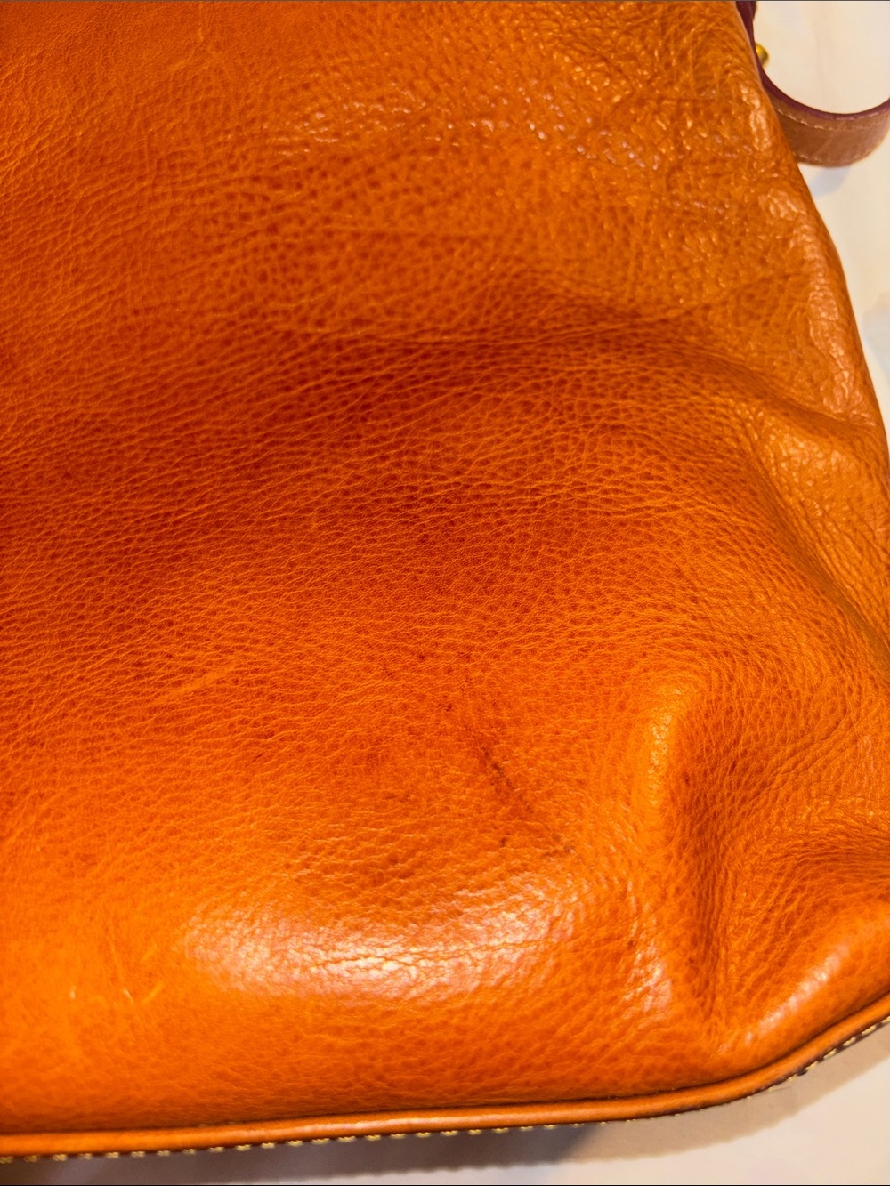 Dooney & Boutke Genuine Leather Tan Hobo Shoulder Bag Tassel western Classic - Picture 10 of 10